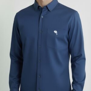 LS 003|| Airforce blue|| Full Sleeve Shirt