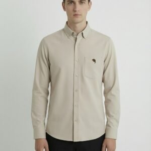 LS 003|| Sandy Grey|| Full Sleeve Shirt