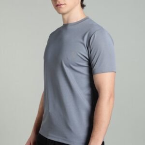 RHS002||Light Grey|| Round Neck Half