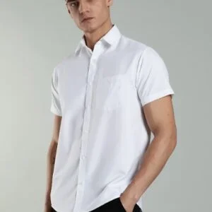 LS 001||White|| Half Sleeve Shirt