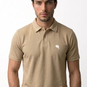 PR3 SS 008C|| BISCUIT|| 100% Cotton T-Shirt