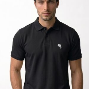 PR3 SS 008C|| BLACK|| 100% Cotton T-Shirt