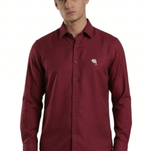 TS 001|| MAROON|| Full Sleeve Shirt